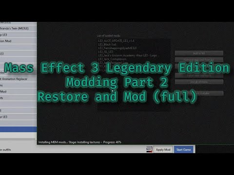 Mass Effect 3 Legendary Edition Modding Guide Part 2: &quot;Restore and Mod (full)&quot;