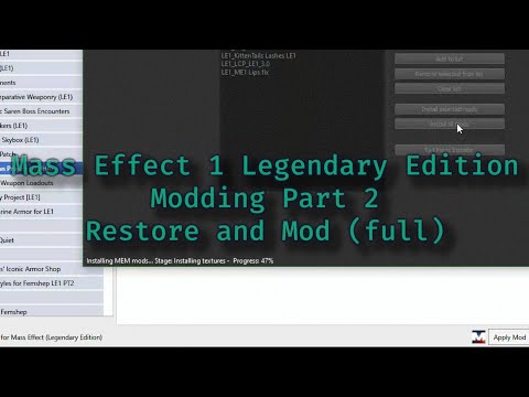 Mass Effect 1 Legendary Edition Modding Guide Part 2: &quot;Restore and Mod (full)&quot;